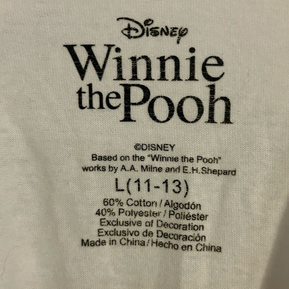 Disney White Winnie the Pooh Graphic Tee - Picture 3 of 4